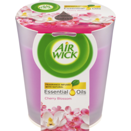 Photo of Air Wick Essential Oils Candle Cherry Blossom 