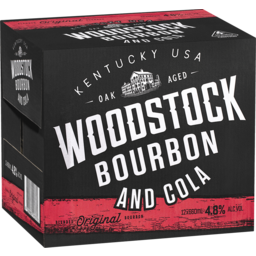 Photo of Woodstock & Cola 4.8% Bottle 660ml 12 Pack