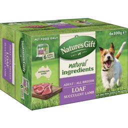 Photo of Nature's Gift Loaf Succulent Lamb Adult Wet Dog Food