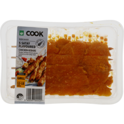 Photo of Woolworths Satay Flavoured Chicken Kebabs 5 Pack 
