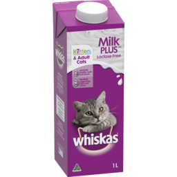 Photo of Whiskas Cat Kitten Treat Milk Plus Carton 1l