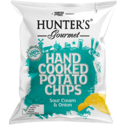 Photo of Hunter's Chips Sour Cream & Onion 125g