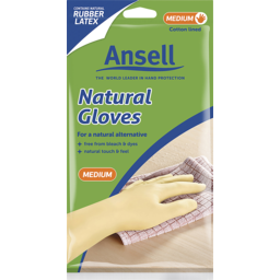 Photo of Ansell Gloves Natural Medium