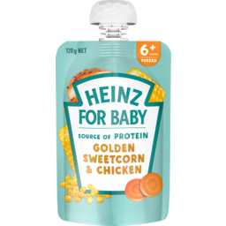 Photo of Heinz For Baby® Golden Sweetcorn & Chicken 6+ Months 120 G 
