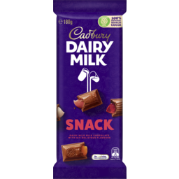 Photo of Cadbury Dairy Milk Snack Chocolate Block 180g