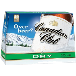 Photo of Canadian Club & Dry10pack bottles