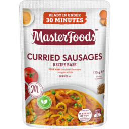 Photo of Masterfoods Curried Sausages Stove Top Recipe Base 175g