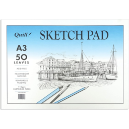 Photo of Sketch Pad Quill A3 50 Leaves Each