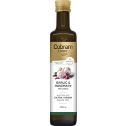 Photo of Cobram Estate Infused Garlic & Rosemary Extra Virgin Olive Oil 250ml