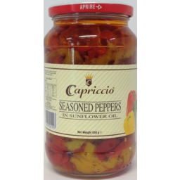 Photo of Capriccio Seasoned Peppers 550gm