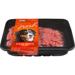 Photo of V.I.P. Petfoods Supreme Fresh Steak Mince Chilled Dog Food 800g