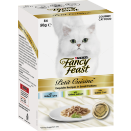 Photo of Fancy Feast Adult Petit Cuisine Tuna And Salmon And Cod Grilled Wet Cat Food 6.0x50g