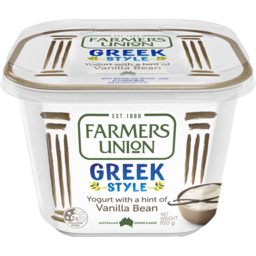 Photo of Farmers Union Greek Style Vanilla Bean Yoghurt 950g