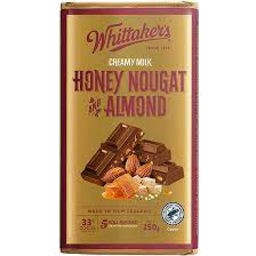 Photo of Whitakers Choc Block Honey Nougat 250gm