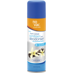 Photo of No Vac Foam Carpet Sanitiser And Deodoriser Pure Vanilla Aerosol