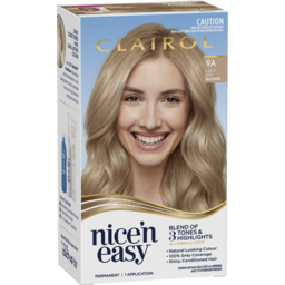 Photo of Clairol Nice 'N Easy 9a Natural Light Ash Blonde Permanent Hair Colour 173g