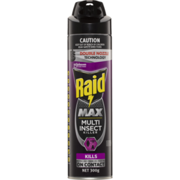 Photo of Raid Max Multi Spring Meadow Multi Insect Killer Spray Aerosol 300g