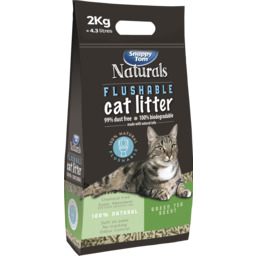 Photo of Snappy Tom Naturals Flushable Cat Litter Green Tea