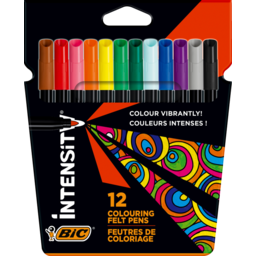 Photo of Bic Intensity Colouring Felt Pen 12pk 