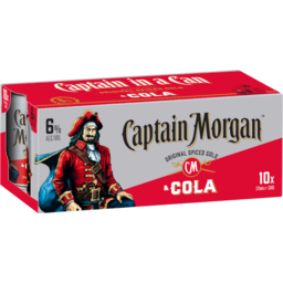 Photo of Captain Morgan & Cola Can
