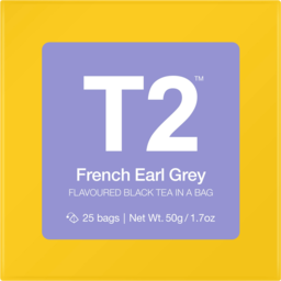 Photo of T2 French Earl Grey Flavoured Black In A Tea Bag 25 Pack