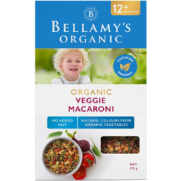 Photo of Bellamy's Organic Veggie Macaroni 175g