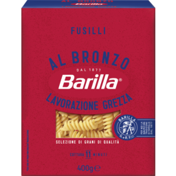 Photo of Barilla Al Bronzo Fusilli Pasta, 400g