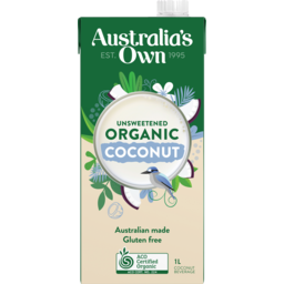 Photo of Australias Own Organic Unsweetened Coconut Long Life Milk