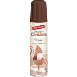Photo of Aunt Bettys Chocolate Heaven Whipped Cream 250ml