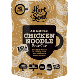 Photo of Hart & Soul All Natural Chicken Noodle Soup 400g