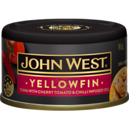 Photo of John West Yellow Fin Tuna Tempters Cherry Tomato And Chilli 90g