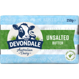 Photo of Devondale Butter Unsalted (250g)