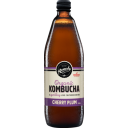 Photo of Remedy Organic Kombucha Cherry Plum 750ml