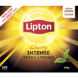 Photo of Lipton Tea Bag Intense Black Tea 100 Pack 240g