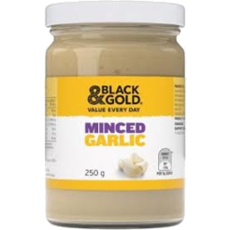 Photo of Black & Gold Minced Garlic