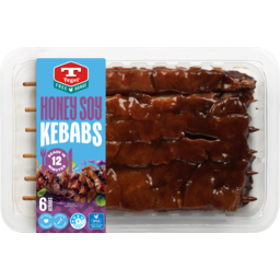 Photo of Tegel Fresh Free Range Kebabs Honey Soy 6 Pack