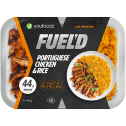 Photo of Youfoodz Fuel'd Portuguese Chicken & Rice 430g