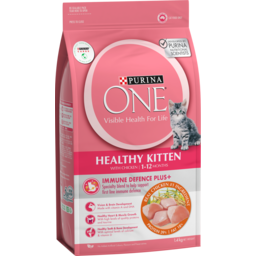 Photo of Purina One Kitten Chicken Dry Cat Food Bag 1.4kg