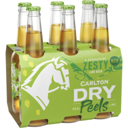 Photo of Carlton Dry Lime Peels 6 Pack Cluster 330ml Bottle 6.0x330ml