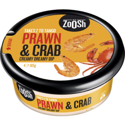 Photo of Zoosh Dip 185gm Prawn & Crab
