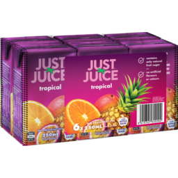 Photo of Just Juice Fruit Juice Tropical 6 Pack