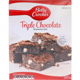 Photo of Betty Crocker Brownie Mix Triple Chocolate Fudge 500g