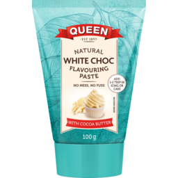 Photo of Queen Natural White Choc Flavouring Paste 100g