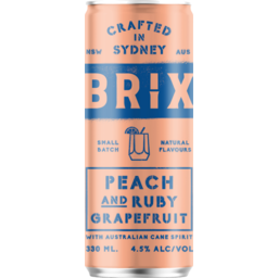 Photo of Brix Peach And Ruby Grapefruit