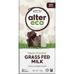 Photo of Alter Eco Milk Choc Grass Fed