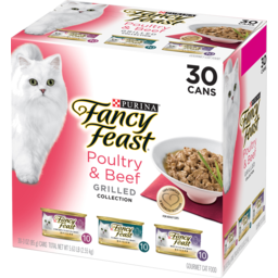 Photo of Fancy Feast Adult Poultry & Beef Collection Wet Cat Food 30 X 85g 30.0x85g