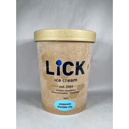 Photo of Lick Ice Cream Peppermint Choc Chip 920ml