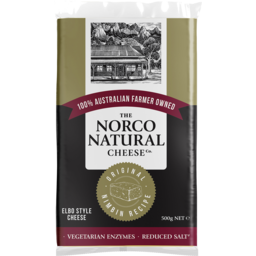 Photo of The Norco Natural Cheese Co Cheddar 500g