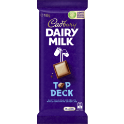Photo of Cadbury Dairy Milk Top Deck Chocolate Block 180g