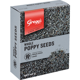 Photo of Gregg's Seasoning Packet Whole Poppy Seed 40g